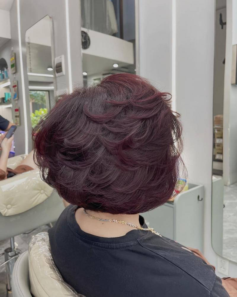Tóc nhuộm tại Salon Cường Oscar