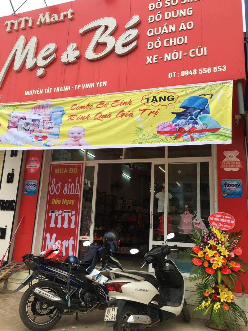Sản phẩm mẹ và bé - TiTi Mart Vĩnh Phúc