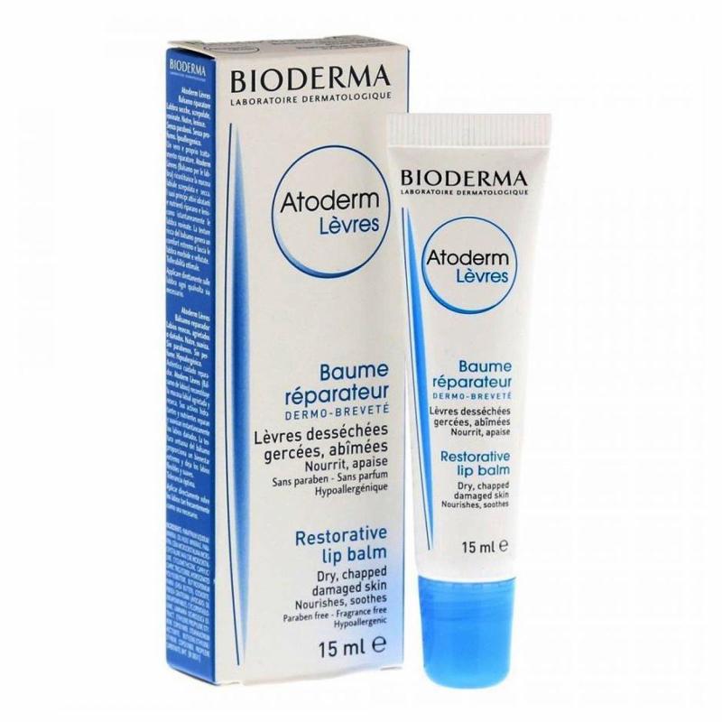 Sáp dưỡng ẩm dành cho môi khô, nứt nẻ Bioderma Atoderm Lèvres Baume Reparateur