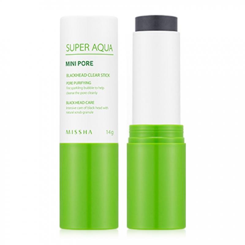 ﻿Sáp làm sạch mụn đầu đen và se khít lỗ chân lông dạng thỏi Missha Super Aqua Mini Pore Black Head Clear Stick