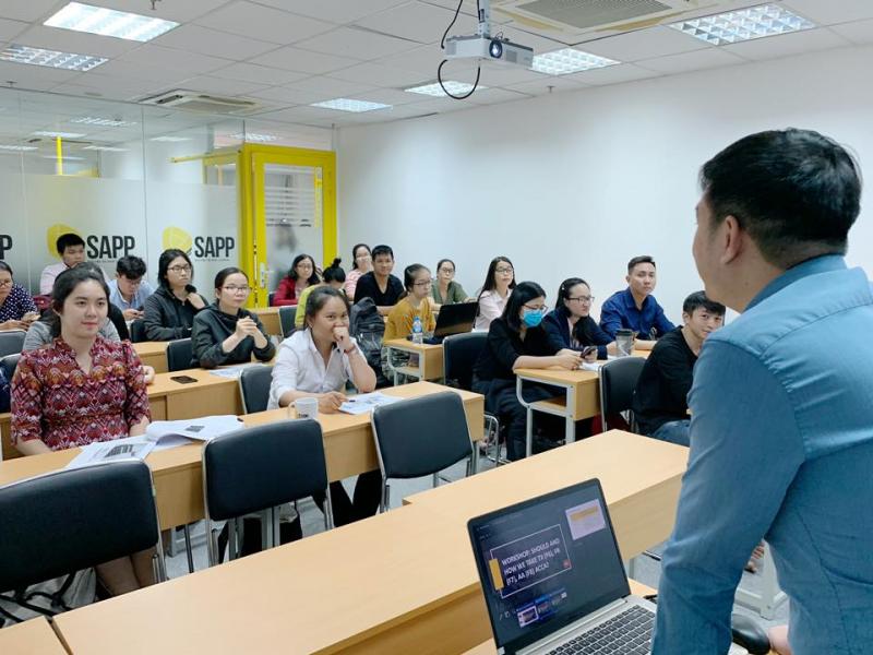 Quy mô lớp học nhỏ tại SAPP Academy giúp tăng tương tác giữa học viên và giảng viên
