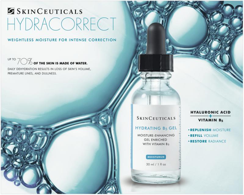 SkinCeuticals Hydrating B5 có thể sử dụng một mình hoặc kết hợp với kem dưỡng ẩm hàng ngày