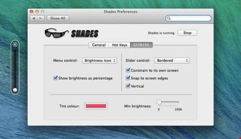 Ứng dụng  Shades