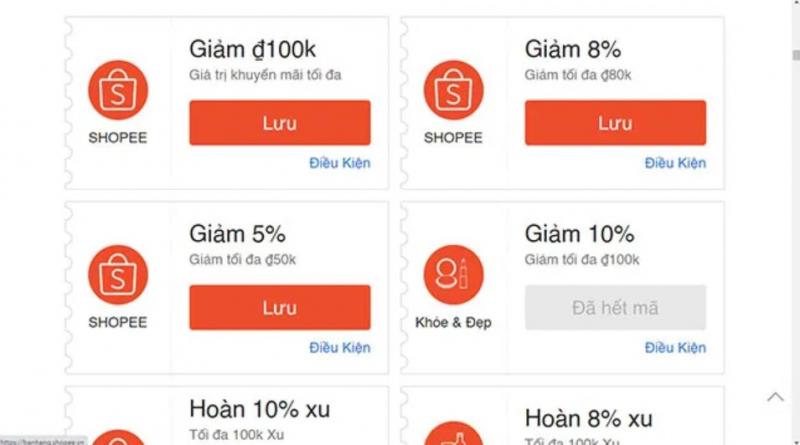 Shopee siêu khuyến mãi mùng 5/5