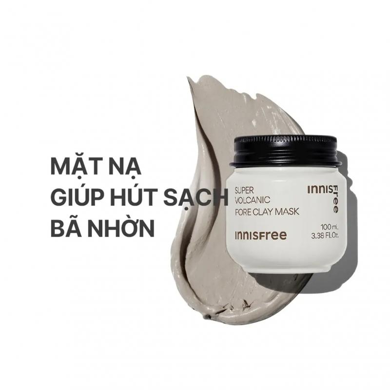 Siêu mặt nạ chăm sóc lỗ chân lông Innisfree Super Volcanic Pore Clay Mask