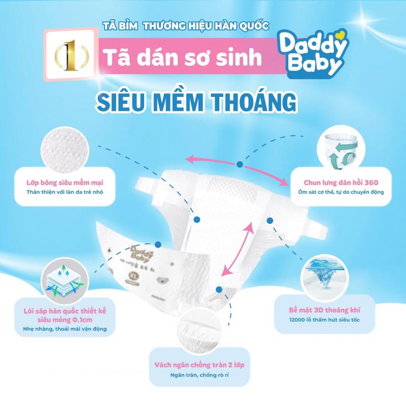 Bỉm Daddy Baby Story phiên bản Việt Nam