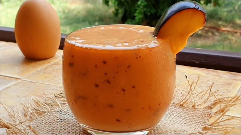 Sinh tố đào giúp giảm cân