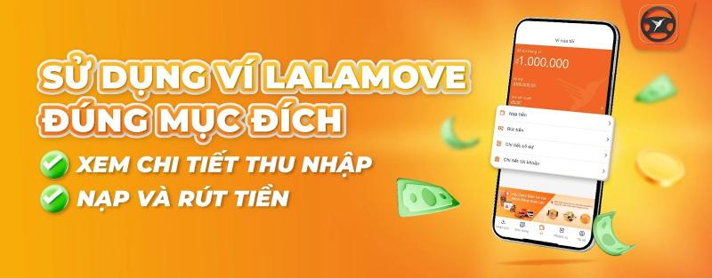 Sử dụng Ví Lalamove để nạp và rút tiền