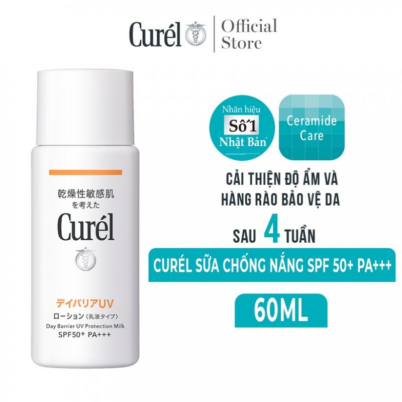 Sữa chống nắng Curel UV Protection Milk SPF 50+ PA+++ 60ml