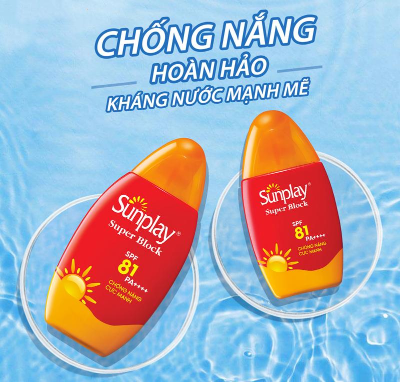 Sữa chống nắng Sunplay cực mạnh Sunplay Super Block SPF 81, PA++++