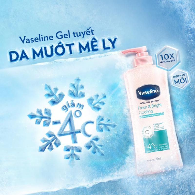 Sữa dưỡng thể Vaseline Fresh & Bright Cooling