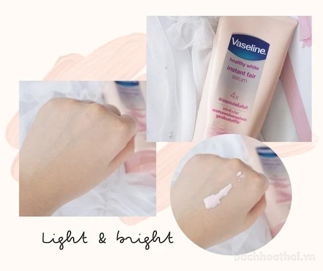 Sữa dưỡng trắng body Vaseline Healthy White Instant Fair
