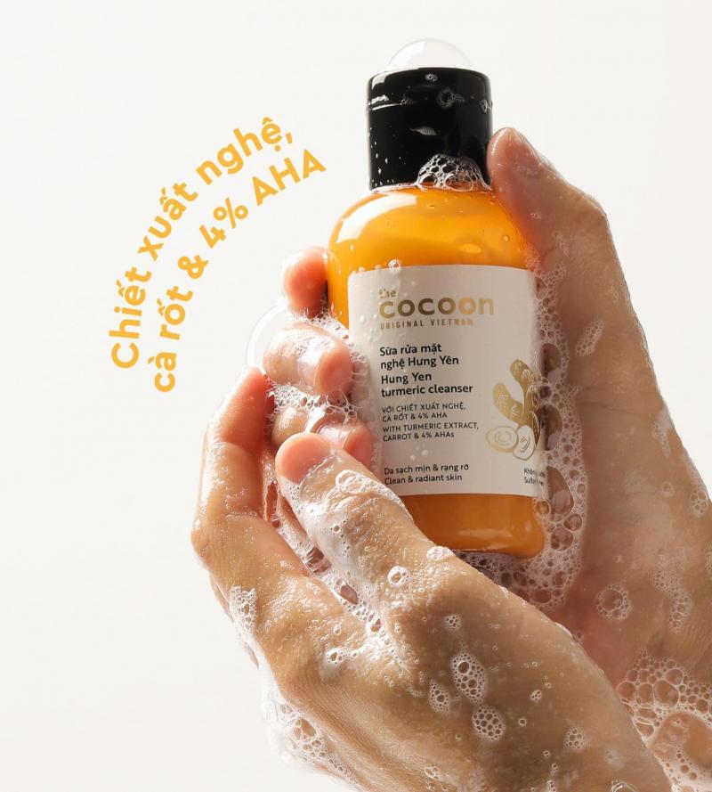 Sữa rửa mặt Cocoon chiết xuất nghệ Hưng Yên