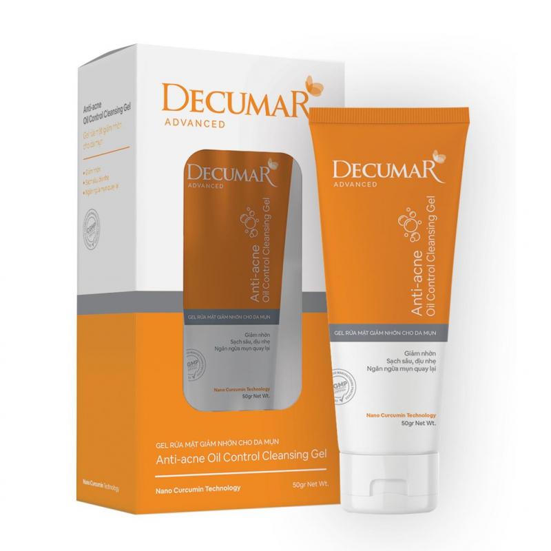 Sữa rửa mặt dạng Gel Decumar Clean Advanced 50gr kiểm soát dầu ngừa mụn hiệu quả