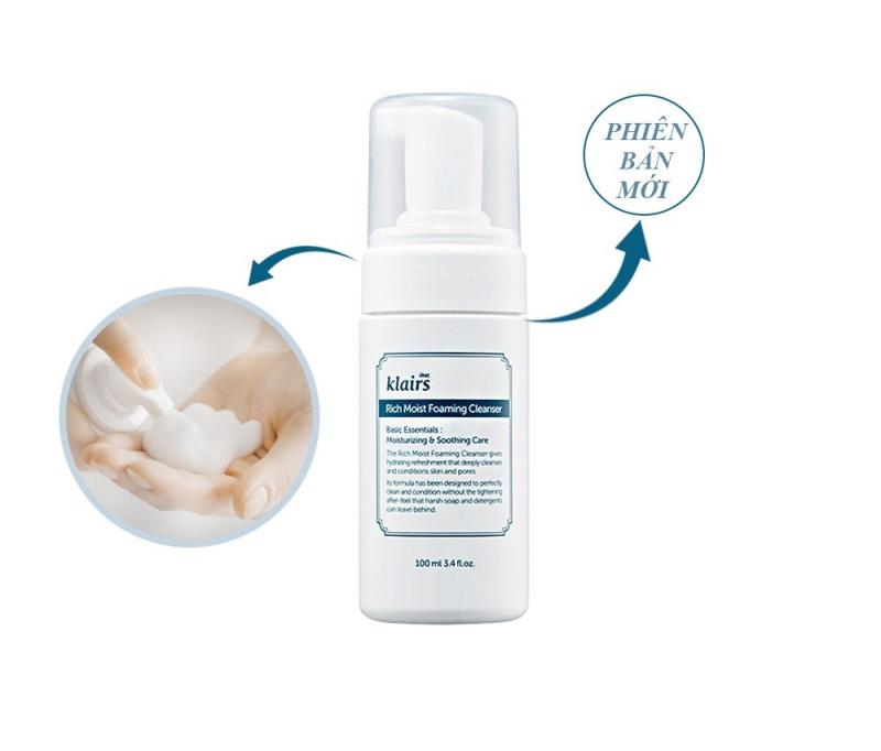 Sữa rửa mặt Dear Klairs Rich Moist Foaming Cleanser