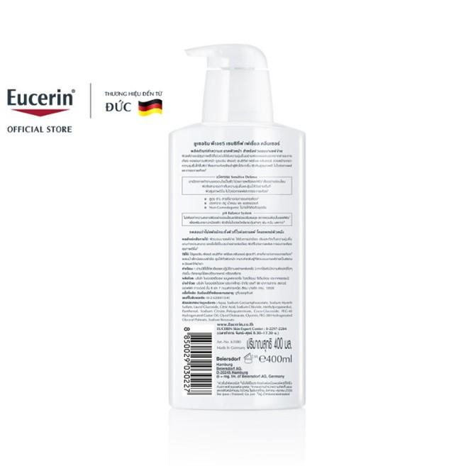 Sữa rửa mặt Eucerin pH5 Facial Cleanser Sensitive Skin