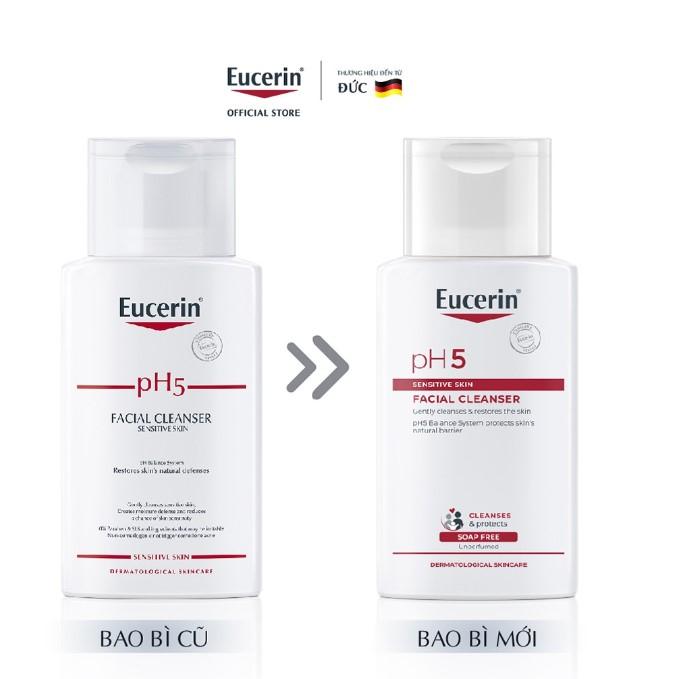 Sữa rửa mặt  Eucerin pH5 Sensitive Skin Facial Cleanser