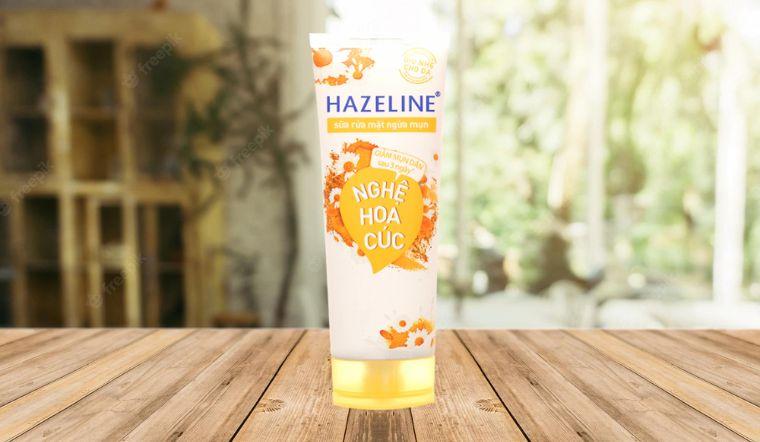 Sữa rửa mặt nghệ hoa cúc trị mụn Hazeline