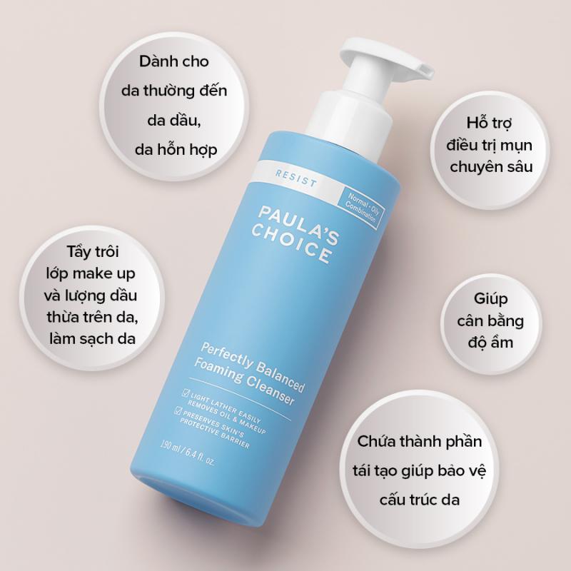 Sửa rửa mặt Paula’s Choice Resist Perfectly Balanced Foaming Cleanser