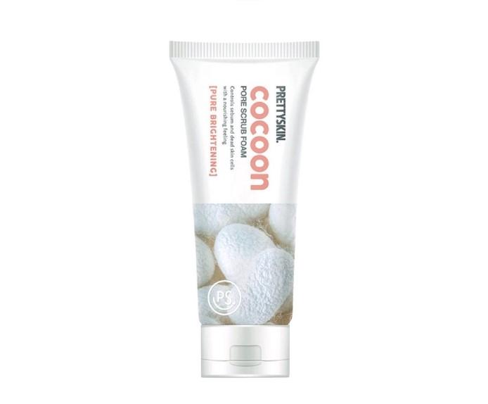 Sữa rửa mặt tẩy tế bào chết Pretty Skin Cocoon Pore Scrub Foam