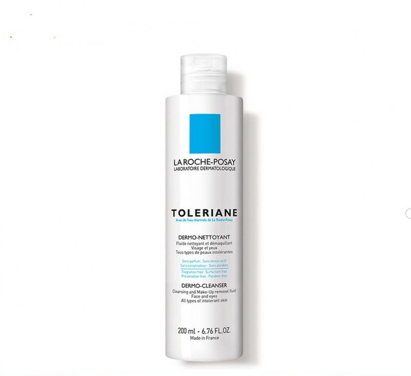 Sữa rửa mặt tẩy trang dịu nhẹ cho da La Roche-Posay Toleriane Dermo-Cleanser