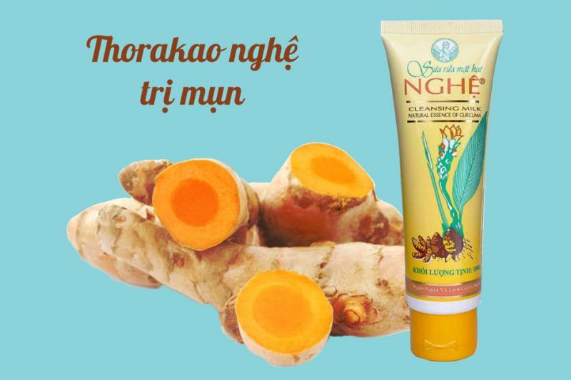 Sữa rửa mặt trị mụn chiết xuất nghệ Thorakao