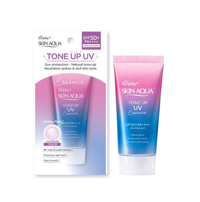 Sunplay Skin Aqua Tone Up UV Essence Lavender SPF50+ PA++++