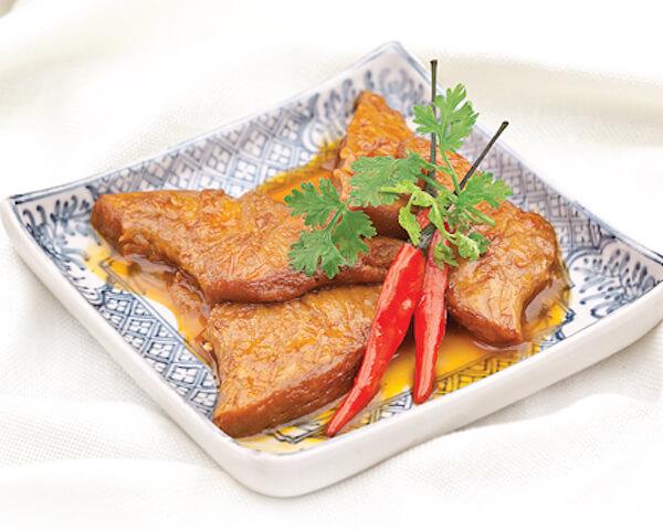 Sườn chay rim nước tương