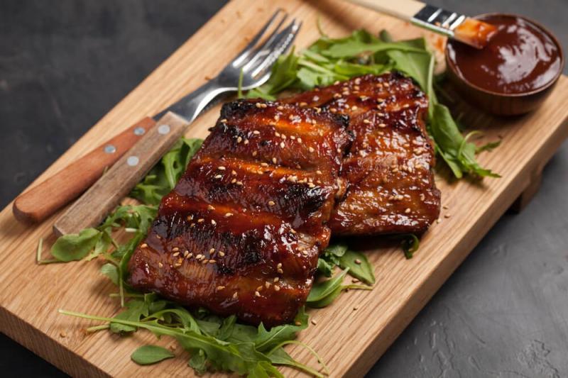 Sườn lợn vị bưởi