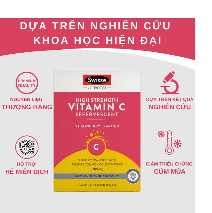 Swisse Ultiboost High Strength Vitamin C Effervescent