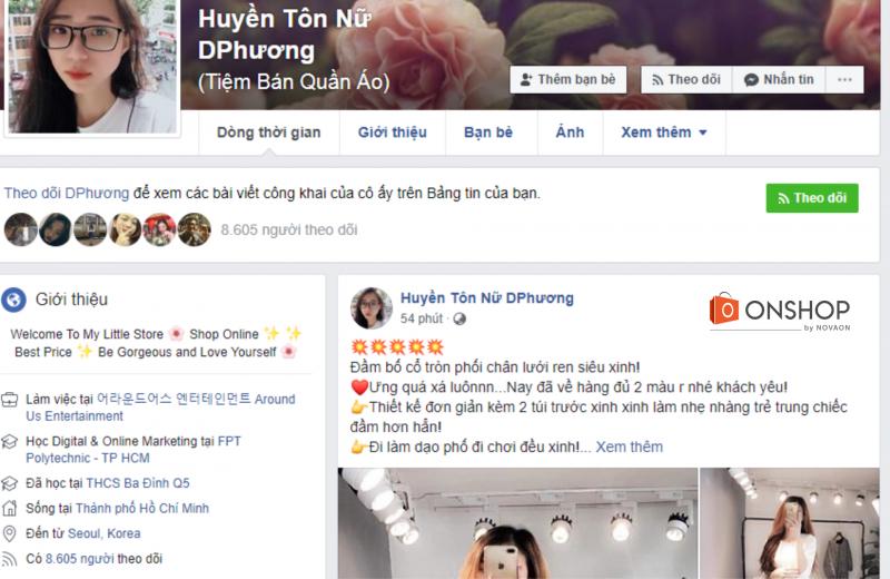 Bán hàng trên trang Facebook cá nhân hiệu quả