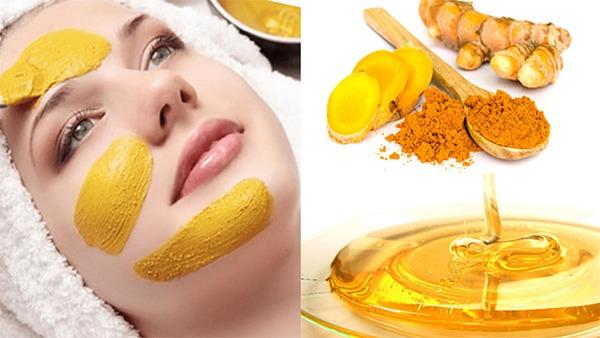 Tinh bột nghệ giúp tẩy bã nhờn, thu nhỏ lỗ chân lông cho da sáng mịn