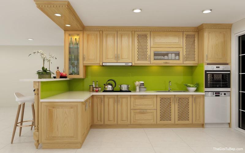 Bếp được thiết kế bởi Thế giới Tủ bếp
