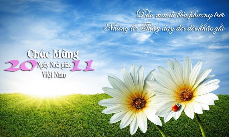 Chúc mừng ngày Nhà Giáo Việt Nam