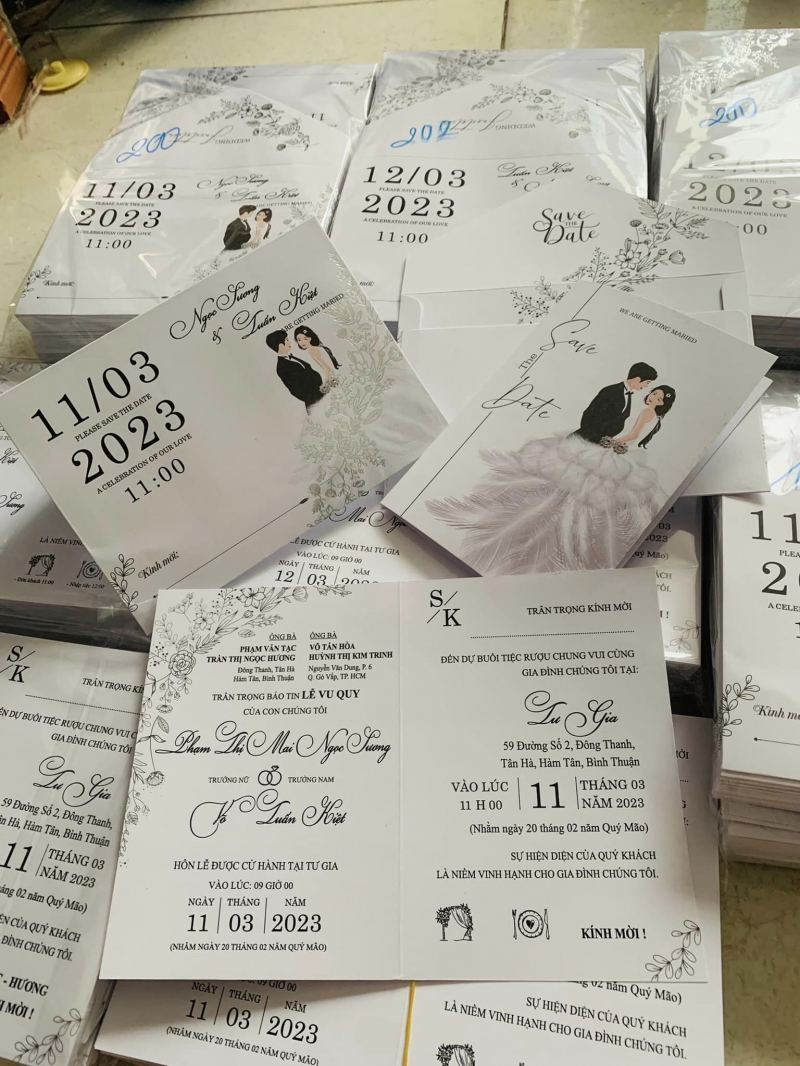 Thiệp Cưới 2s