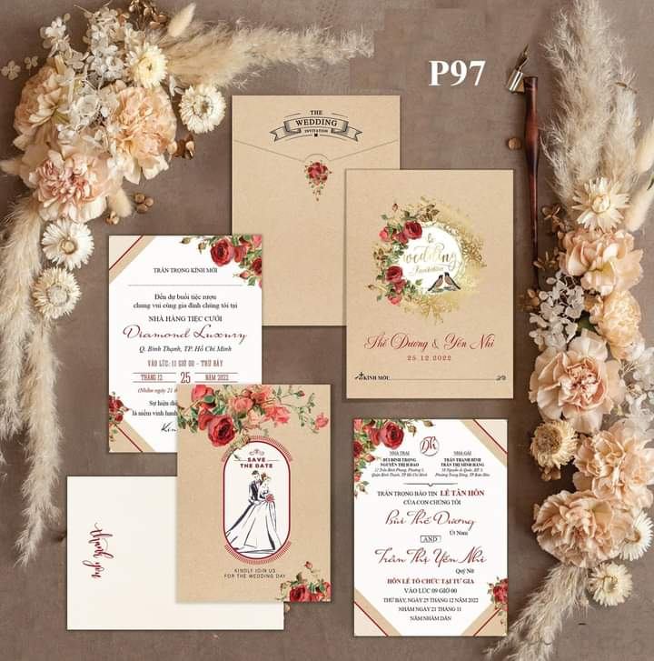 Thiệp Cưới Đẹp Biên Hòa