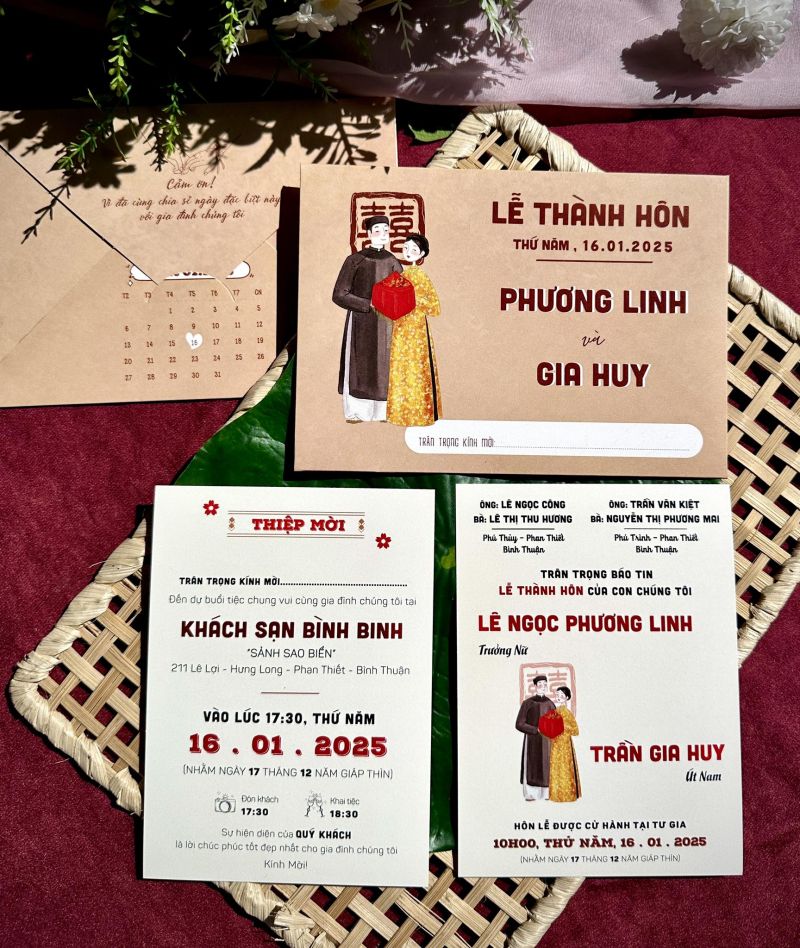 Thiệp Cưới Đỗ Loan