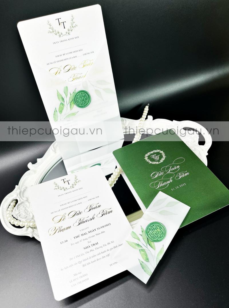 Thiệp cưới Gấu