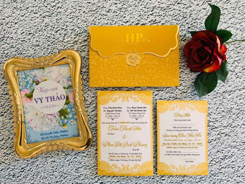Thiệp Cưới Gia Lai