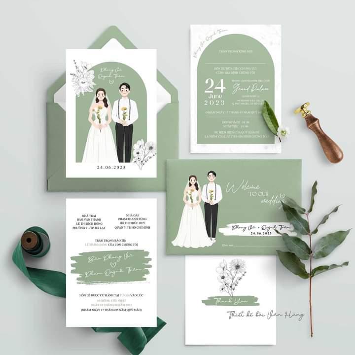 Thiệp cưới Hoàng Nhi