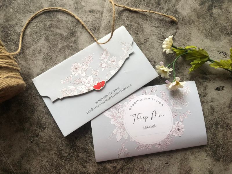 Thiệp cưới Hương