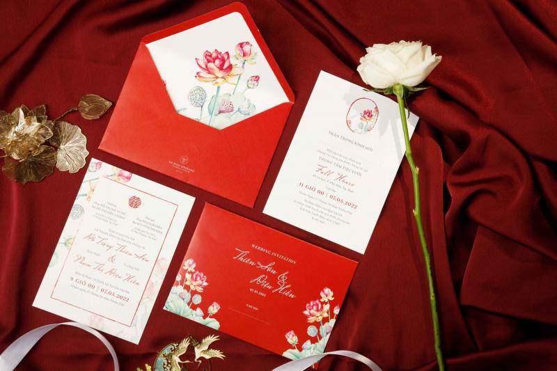 Thiệp Cưới Lá