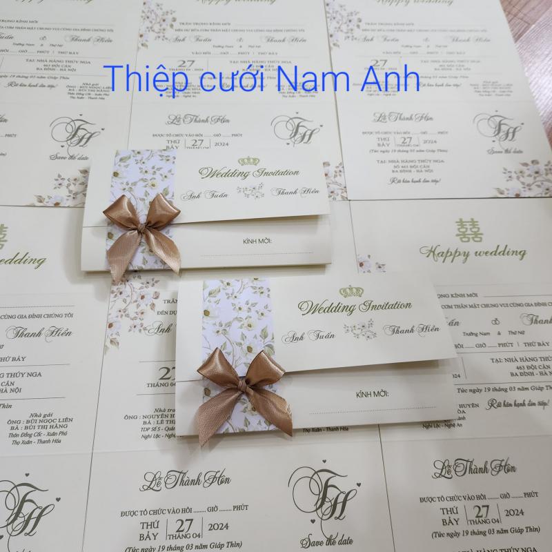 Thiệp cưới Nam Anh