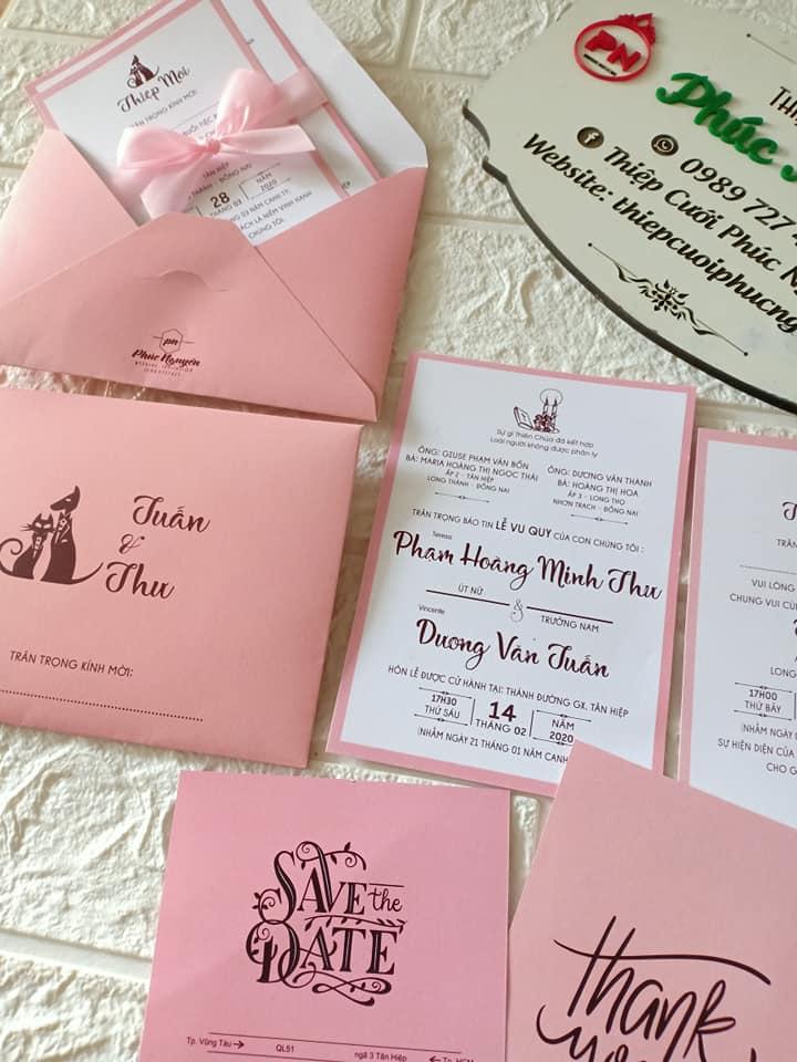 Thiệp Cưới Phúc Nguyên