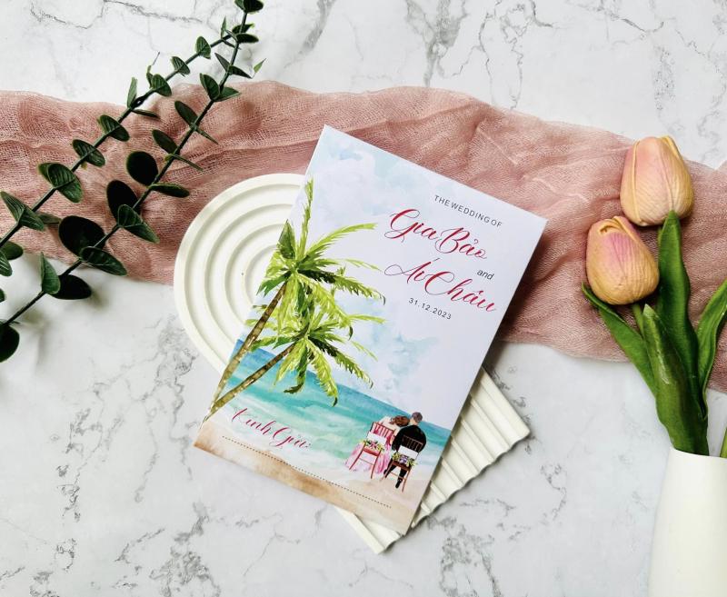 Thiệp cưới Rosy