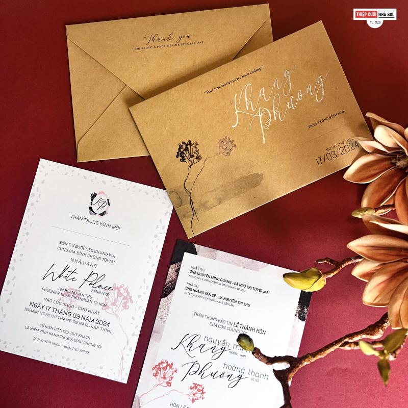 Thiệp cưới Sol