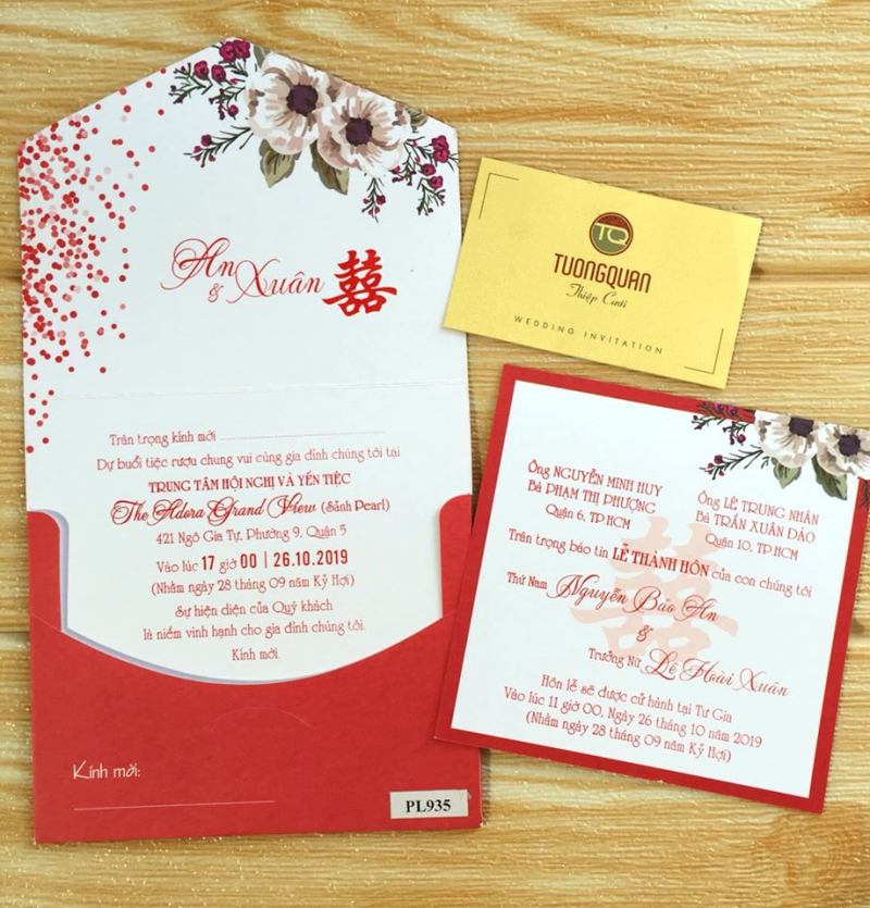 Thiệp Cưới Tường Quân