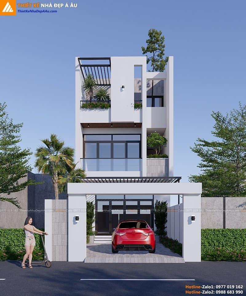 Thiết kế nhà đẹp Á Âu