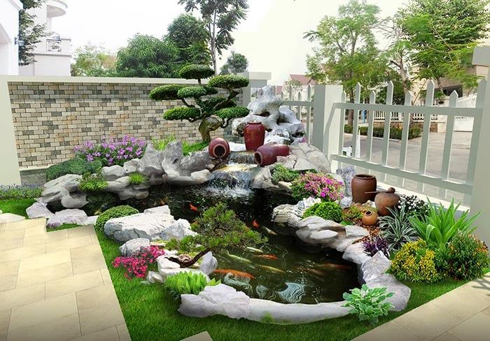Thiết Kế Thi Công Tiểu Cảnh Sân Vườn - Kiến Trúc Cảnh Quan TH