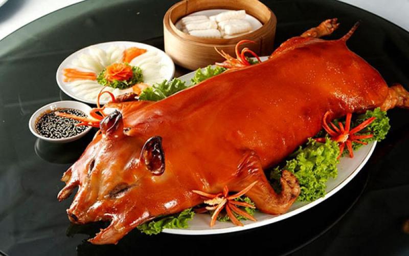 Thịt lợn quay